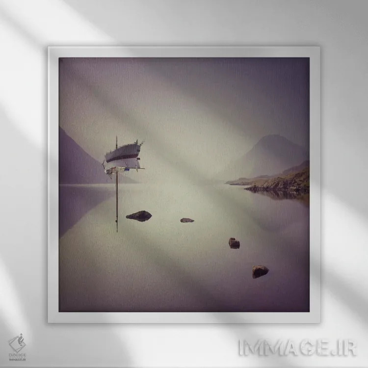 تابلو برابری شکسته اثر اوگنی سولویف - نمای قابدار سفید