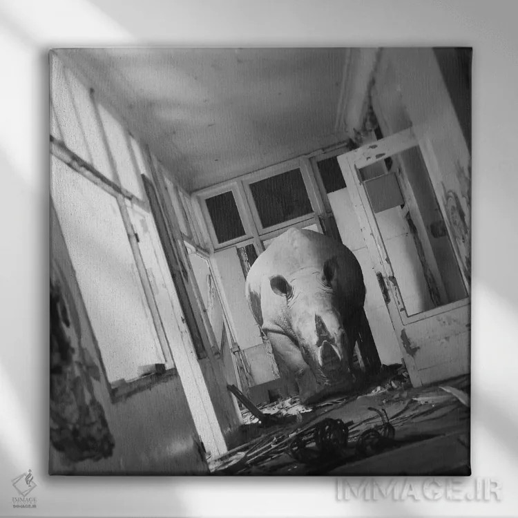 تابلو کارمند اثر اوگنی سولویف - نمای روبهرو روی دیوار