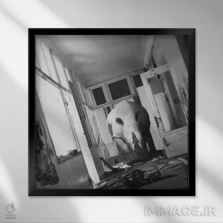 تابلو کارمند اثر اوگنی سولویف - نمای قابدار مشکی