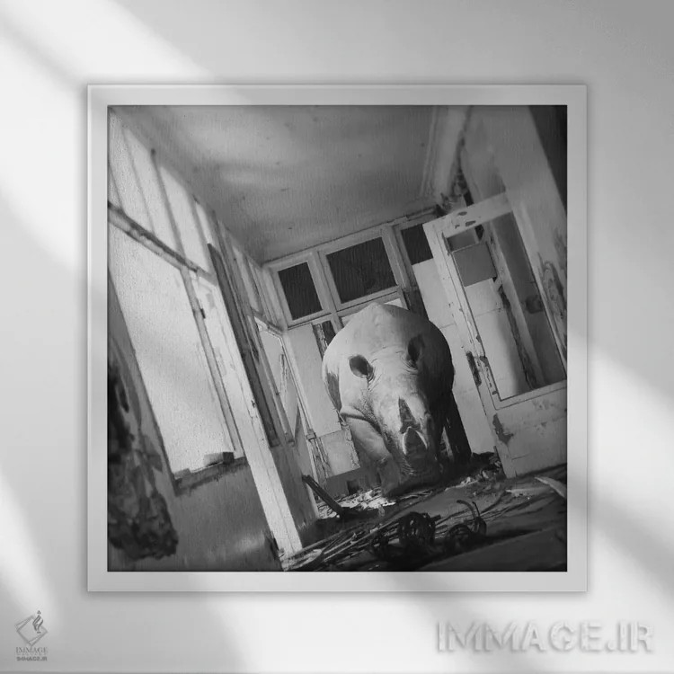 تابلو کارمند اثر اوگنی سولویف - نمای قابدار سفید