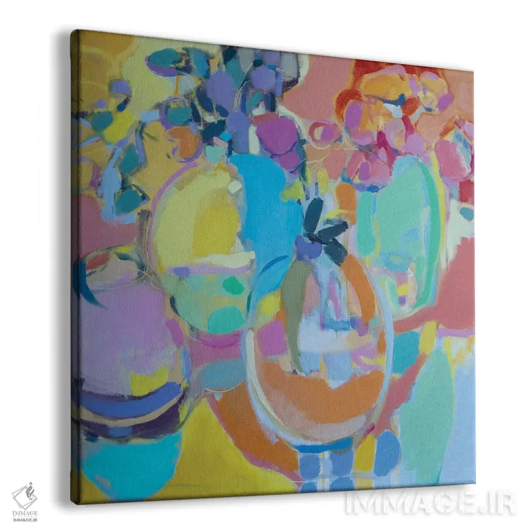 تابلو نوشیدنی پرتقالی اثر النا شرایبمن - نمای پرسپکتیو محصول