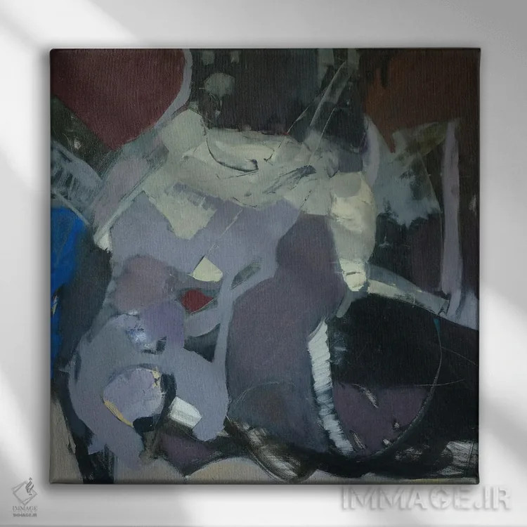 تابلو قهوهٔ سیاه اثر النا شرایبمن - نمای روبهرو روی دیوار