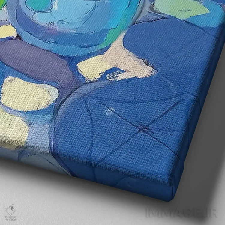 تابلو واحهٔ نیمه شب اثر النا شرایبمن - نمای نزدیک بافت بوم