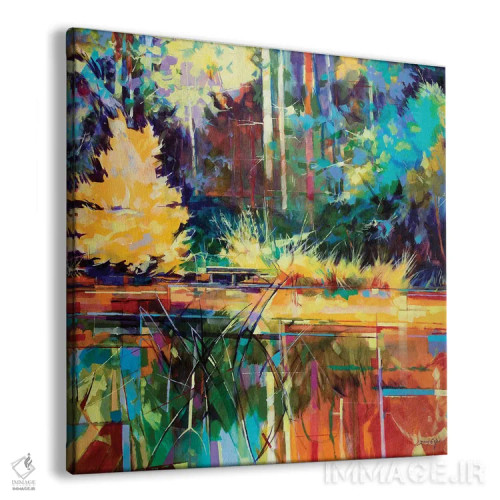 تابلو پردههای واترلو اثر داگ ایتون - نمای پرسپکتیو محصول