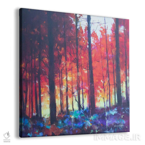 تابلو خورشید بر تپهٔ انبار اثر داگ ایتون - نمای پرسپکتیو محصول