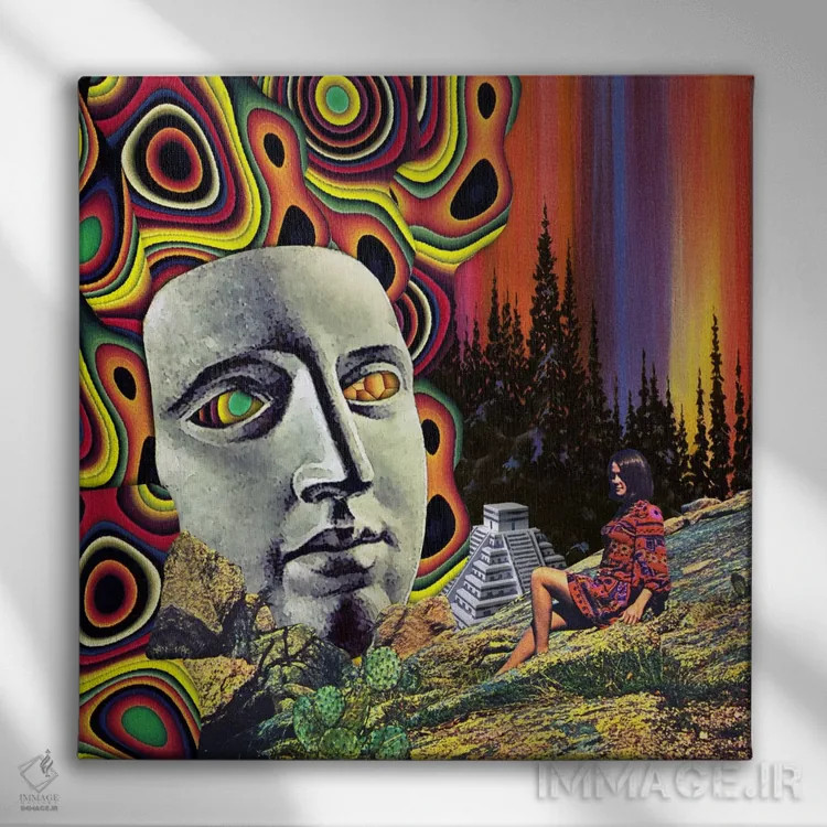 تابلو اوژینیا لولی (هنرمند) اثر اوژینا لولی - نمای روبهرو روی دیوار