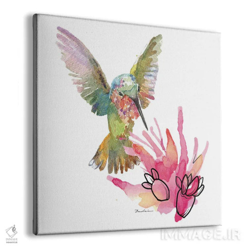 تابلو مرغ مگسخوار کویری اثر اولیا دیزاینز (استودیو طراحی) - نمای پرسپکتیو محصول