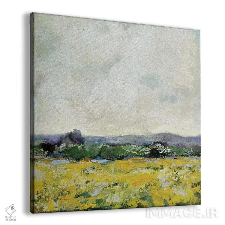 تابلو مزرعه گل همیشهبهار اثر اولیا دیزاینز (استودیو طراحی) - نمای پرسپکتیو محصول