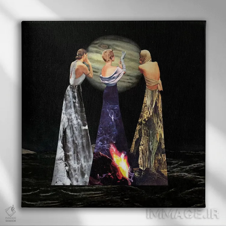 تابلو اوژینیا لولی (هنرمند) اثر اوژینا لولی - نمای روبهرو روی دیوار