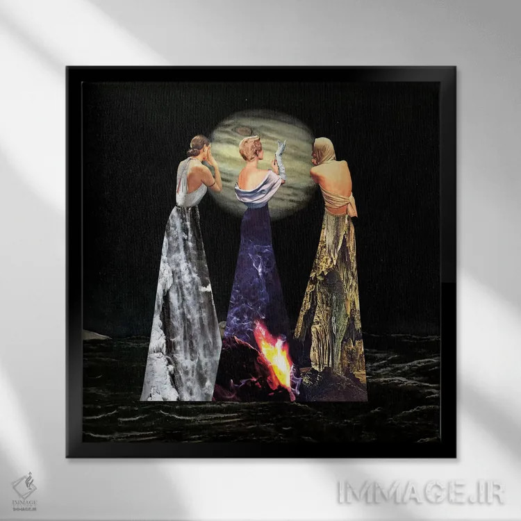 تابلو اوژینیا لولی (هنرمند) اثر اوژینا لولی - نمای قابدار مشکی