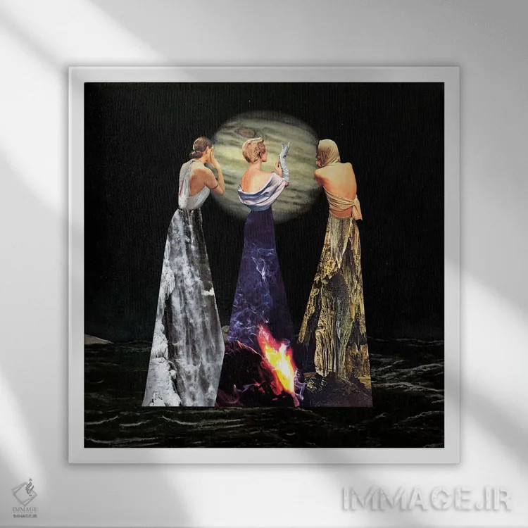 تابلو اوژینیا لولی (هنرمند) اثر اوژینا لولی - نمای قابدار سفید