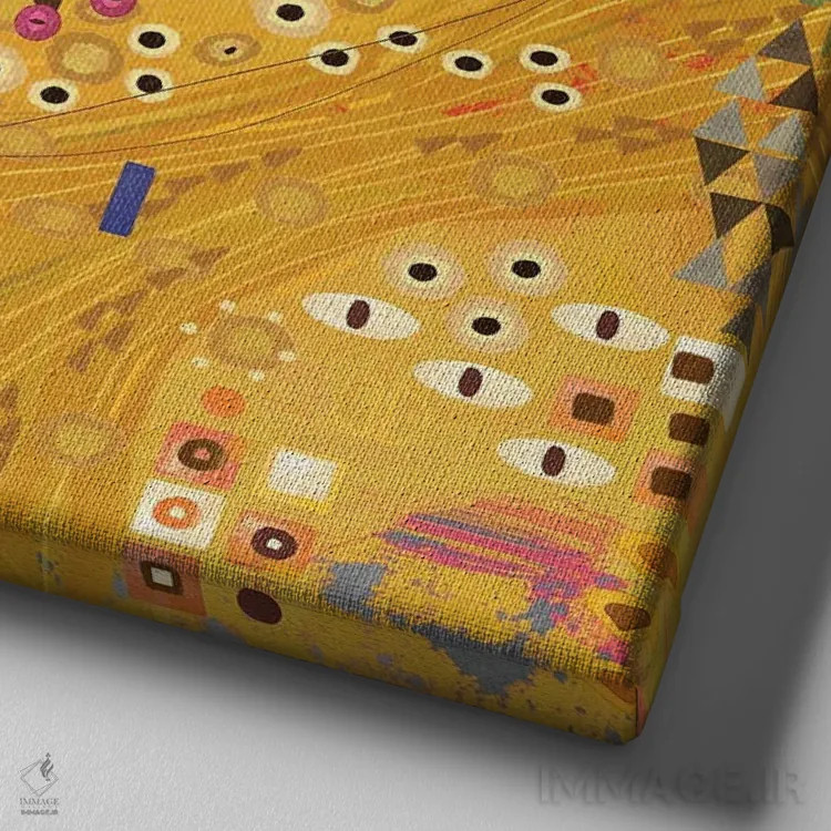 تابلو شترهای تار اثر اولیا دیزاینز (استودیو طراحی) - نمای نزدیک بافت بوم