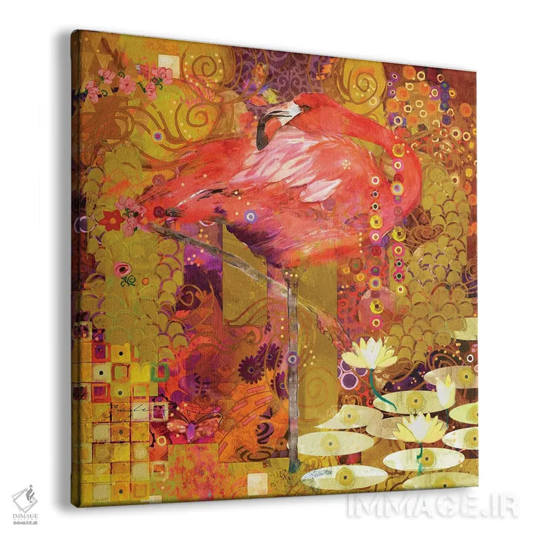 تابلو اختلاط فلامینگوها اثر اولیا دیزاینز (استودیو طراحی) - نمای پرسپکتیو محصول