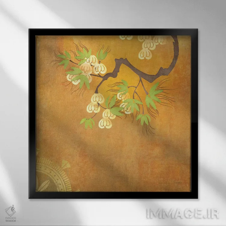 تابلو چاکرای ذن اثر اولیا دیزاینز (استودیو طراحی) - نمای قابدار مشکی