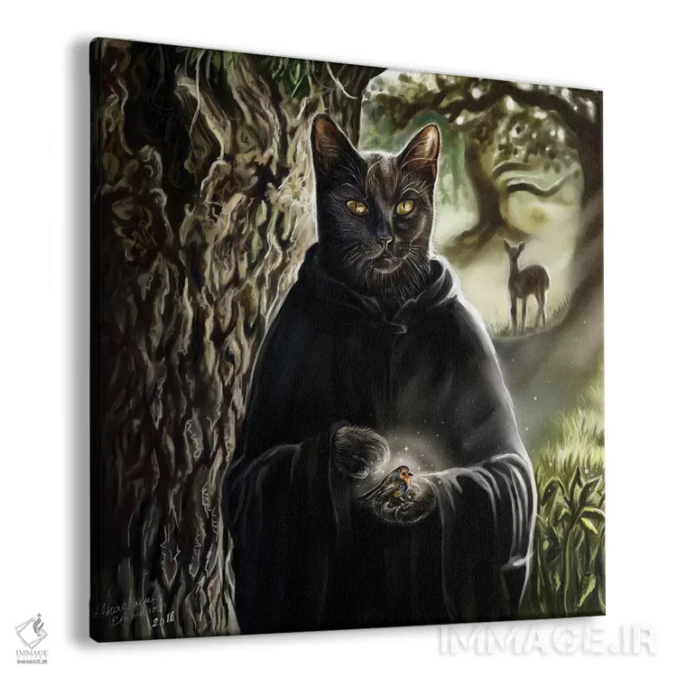 تابلو استاد جنگل اثر آناستازیا اِوگرافوا - نمای پرسپکتیو محصول