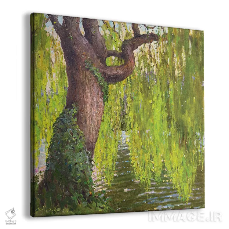 تابلو درخت بید اثر اوگنیا مکانوا - نمای پرسپکتیو محصول