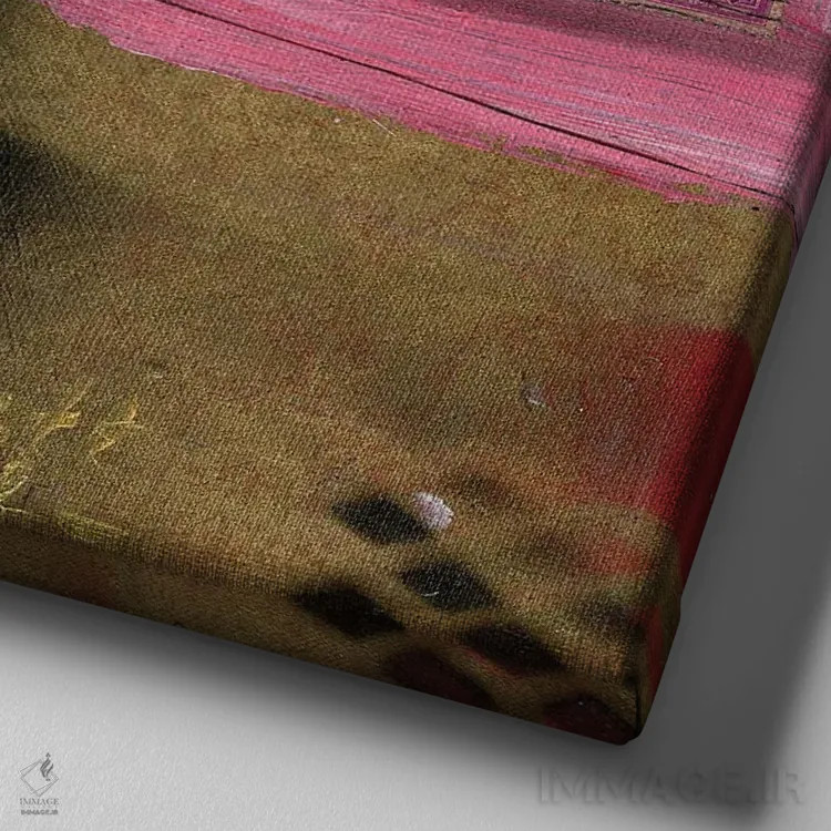 تابلو جبران خسارت ۱۸۶۵ بخش دوم اثر اورِت اسپرویل - نمای نزدیک بافت بوم