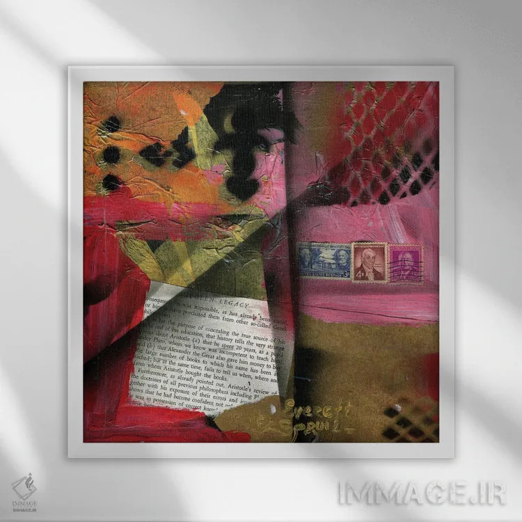 تابلو جبران خسارت ۱۸۶۵ بخش دوم اثر اورِت اسپرویل - نمای قابدار سفید