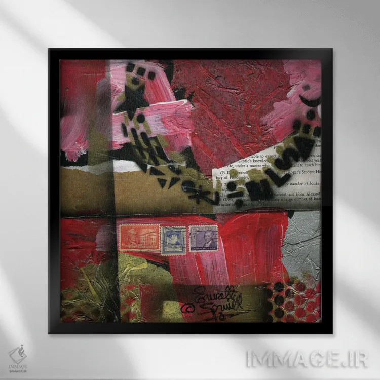 تابلو جبران خسارت ۱۸۶۵ بخش اول اثر اورِت اسپرویل - نمای قابدار مشکی