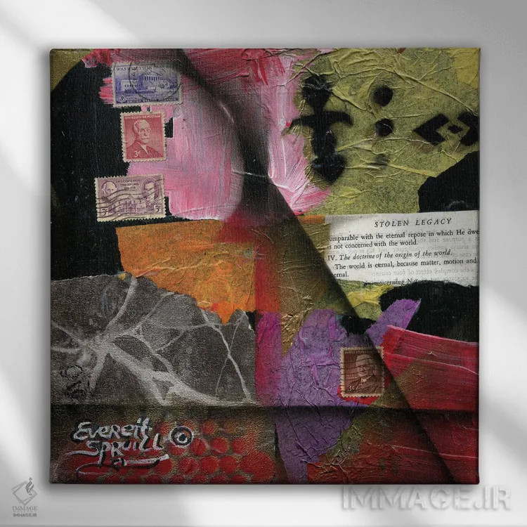 تابلو جبران ۴۰ بخش سوم اثر اورِت اسپرویل - نمای روبهرو روی دیوار