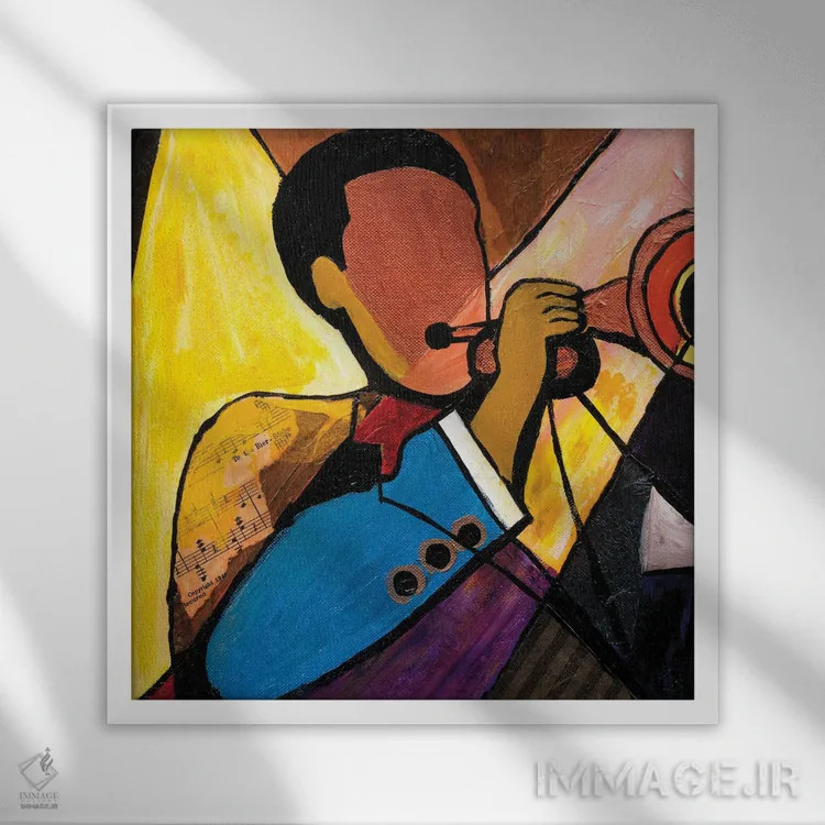 تابلو سهنفرهٔ سفر ۱ اثر اورِت اسپرویل - نمای قابدار سفید