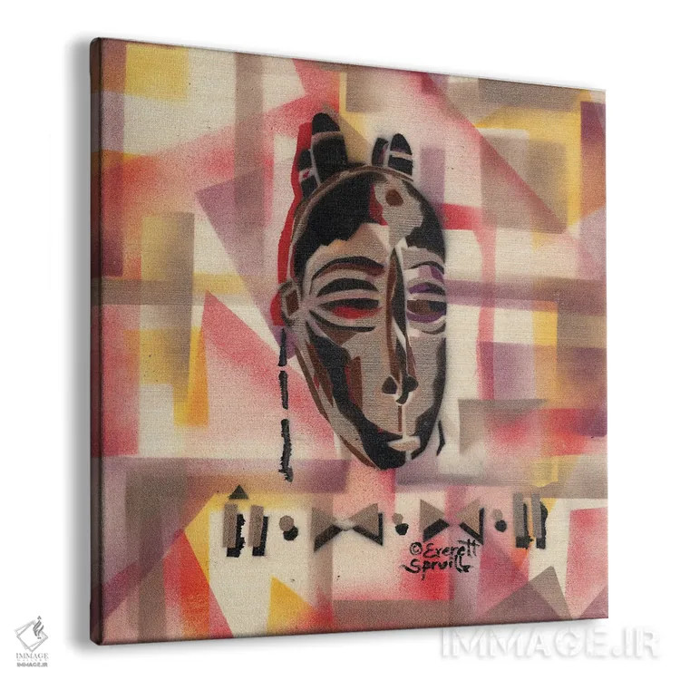 تابلو ماسک فنگ اثر اورِت اسپرویل - نمای پرسپکتیو محصول