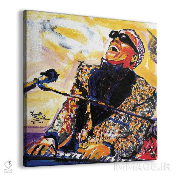 تابلو ری چارلز اثر اورِت اسپرویل - نمای پرسپکتیو محصول