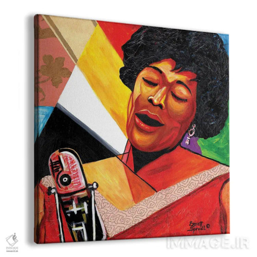 تابلو اِلا فیتزجرالد اثر اورِت اسپرویل - نمای پرسپکتیو محصول