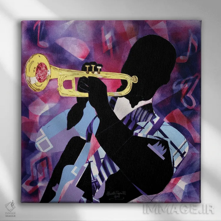 تابلو سلام لوئیس اثر اورِت اسپرویل - نمای روبهرو روی دیوار