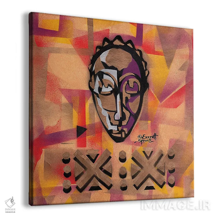 تابلو ماسک بائوله II اثر اورِت اسپرویل - نمای پرسپکتیو محصول