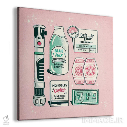 تابلو نوستالژی کهکشانی اثر ایو اندرسون - نمای پرسپکتیو محصول