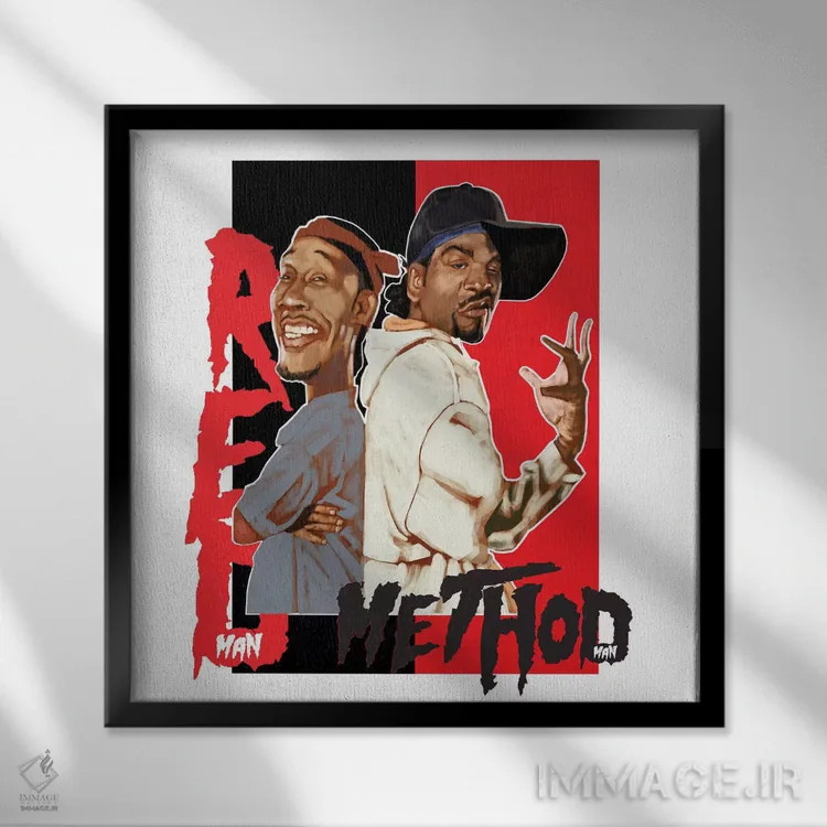 تابلو رد مث (ریدمن و متود من) اثر ایوان ویلیامز - نمای قابدار مشکی