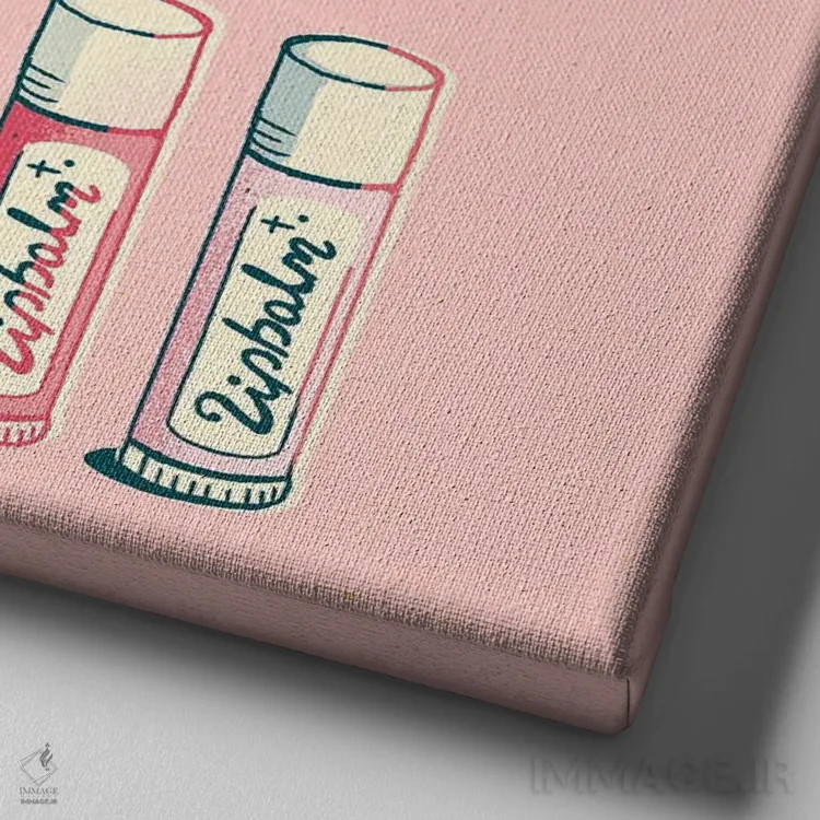 تابلو شب قرار عاشقانه اثر ایو اندرسون - نمای نزدیک بافت بوم