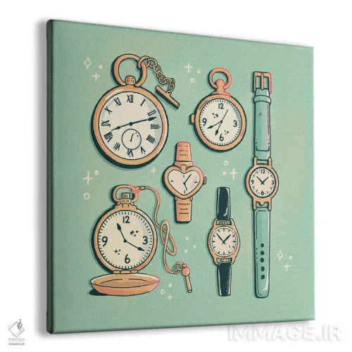 تابلو زمان اثر ایو اندرسون - نمای پرسپکتیو محصول