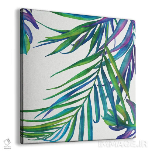 تابلو برگهای رنگارنگ III اثر اوا واتس - نمای پرسپکتیو محصول