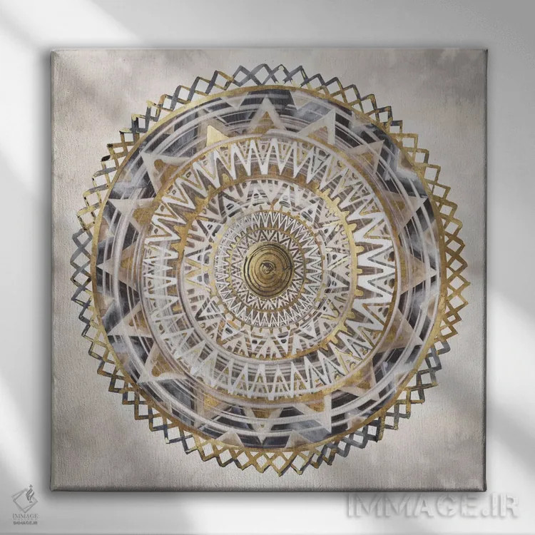 تابلو مدال زرین اثر اوا واتس - نمای روبهرو روی دیوار