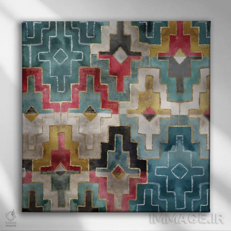 تابلو برانگیخته II اثر اوا واتس - نمای روبهرو روی دیوار