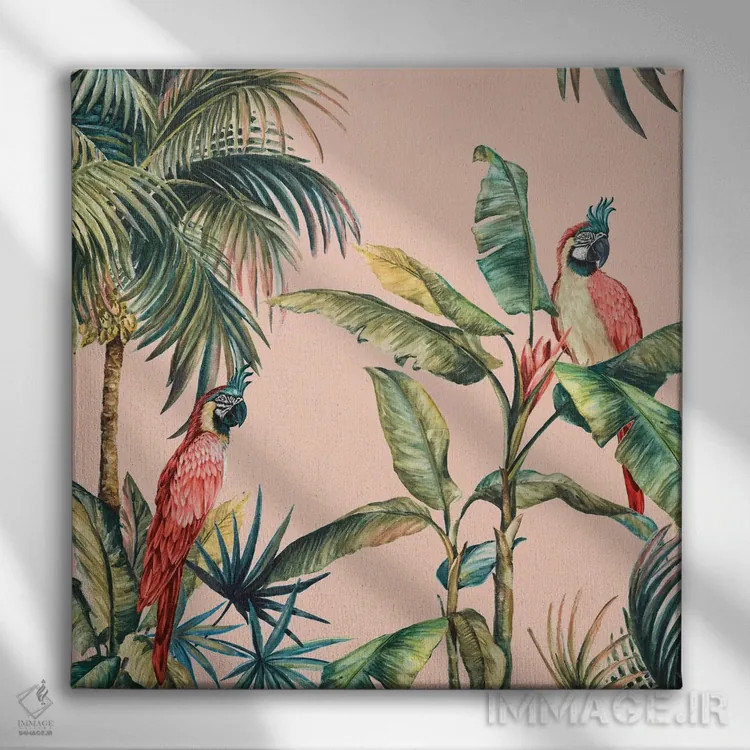 تابلو تروپیکانو IV اثر اوا واتس - نمای روبهرو روی دیوار