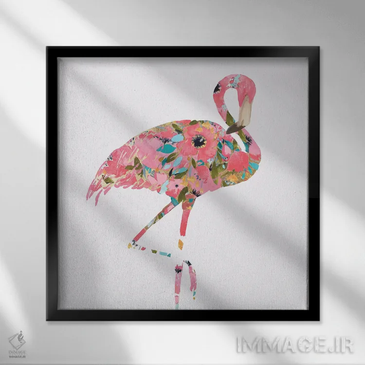 تابلو تابش تابستانی اثر اوا واتس - نمای قابدار مشکی