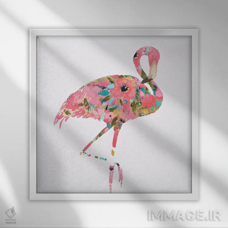 تابلو تابش تابستانی اثر اوا واتس - نمای قابدار سفید