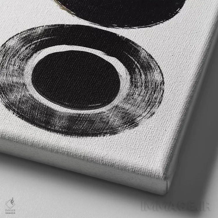 تابلو حاشیهٔ ذهن اثر اوا واتس - نمای نزدیک بافت بوم