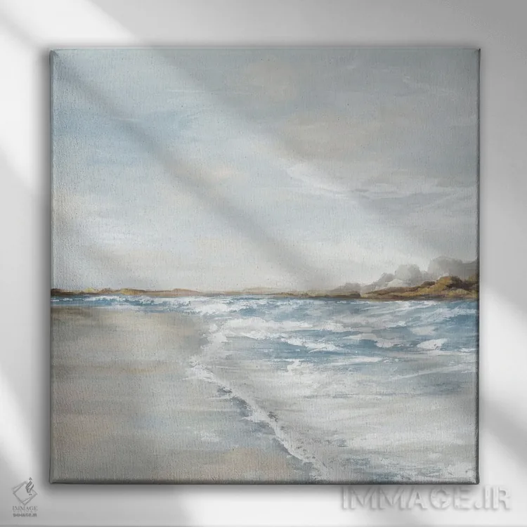 تابلو رؤیاهای اقیانوسی اثر اوا واتس - نمای روبهرو روی دیوار