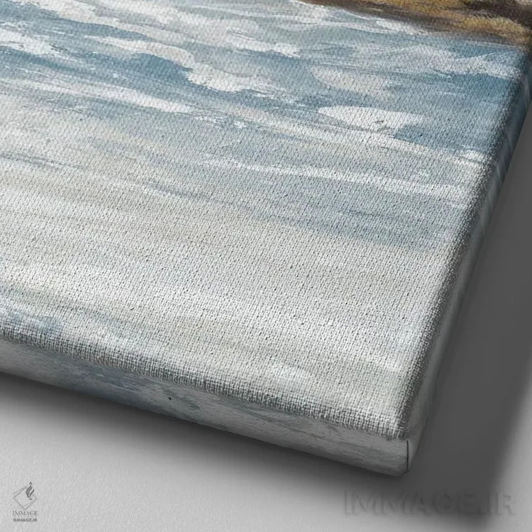 تابلو رؤیاهای اقیانوسی اثر اوا واتس - نمای نزدیک بافت بوم