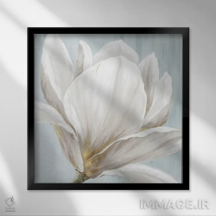 تابلو سفید نرم I اثر اوا واتس - نمای قابدار مشکی