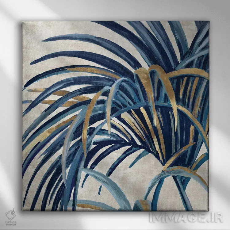 تابلو آرامش نخل II اثر اوا واتس - نمای روبهرو روی دیوار