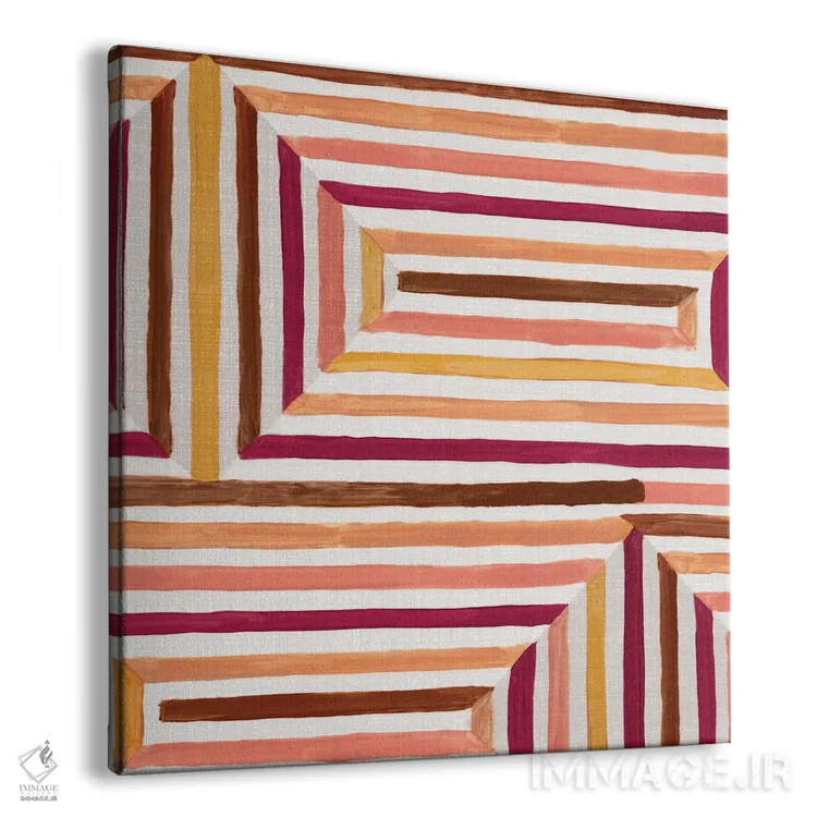 تابلو هزارتوی مایایی ۲ اثر اوا واتس - نمای پرسپکتیو محصول