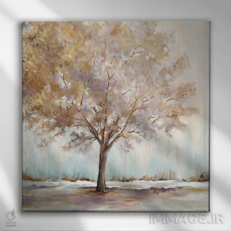 تابلو آرامش بینهایت اثر اوا واتس - نمای روبهرو روی دیوار