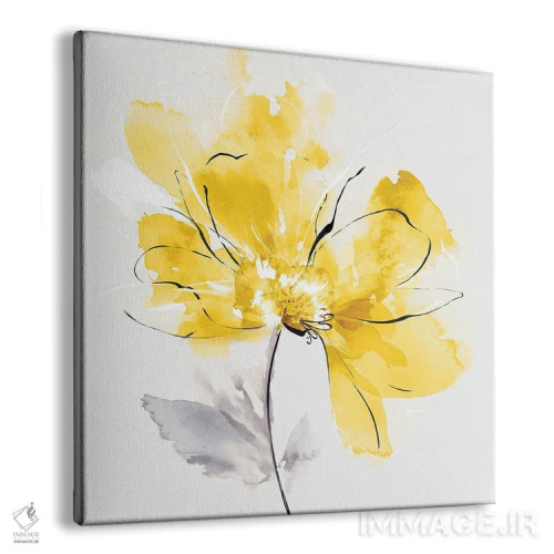 تابلو عشق لطیف ۱ (نسخه زرد) اثر اوا واتس - نمای پرسپکتیو محصول