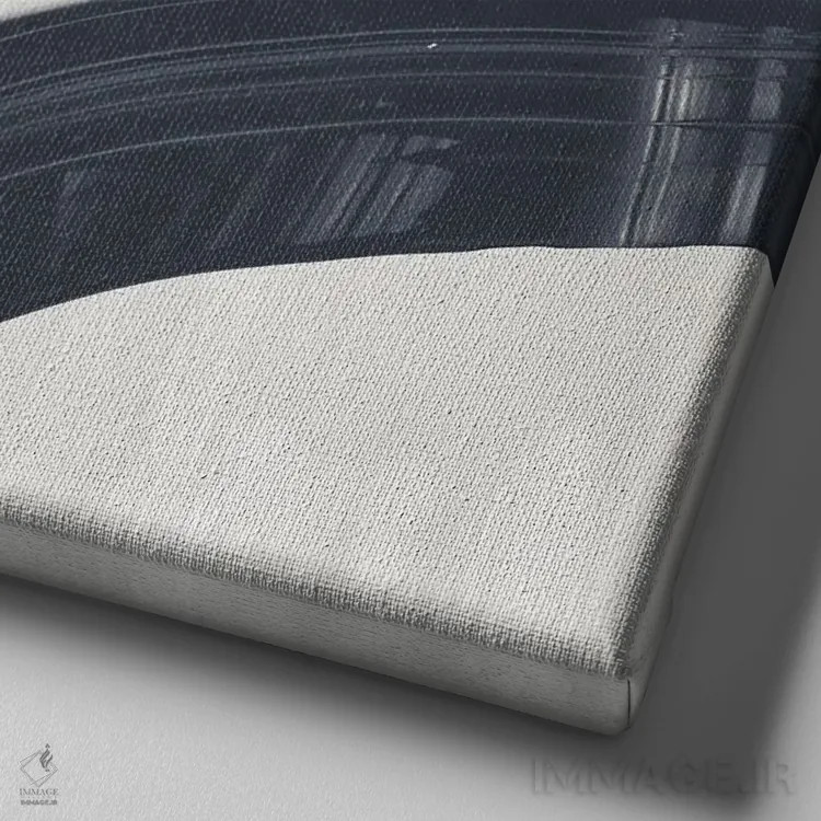 تابلو فراتر از بینهایت ۱ اثر اوا واتس - نمای نزدیک بافت بوم