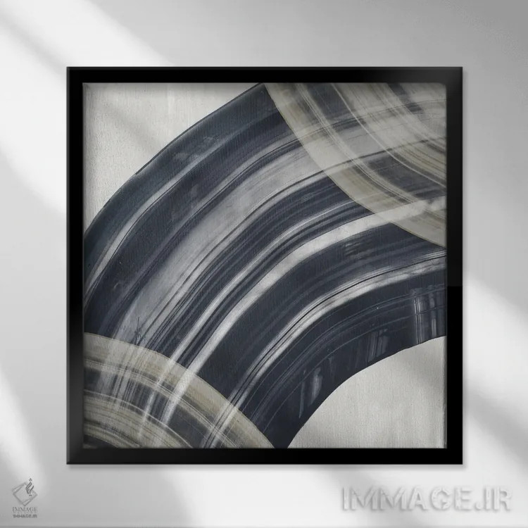 تابلو فراتر از بینهایت ۱ اثر اوا واتس - نمای قابدار مشکی